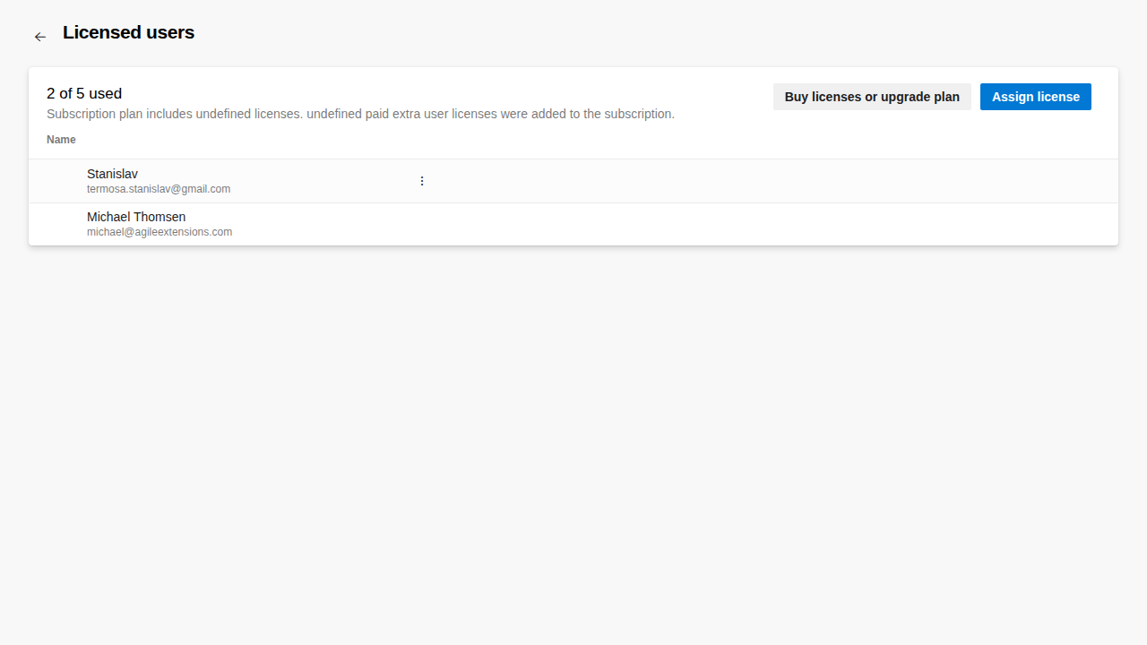 licensing-settings-page